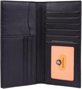 img 3 attached to 👜 Premium Leather Credit Holder Wallet: Secure Women's Handbags & Wallets with RFID Blocking
