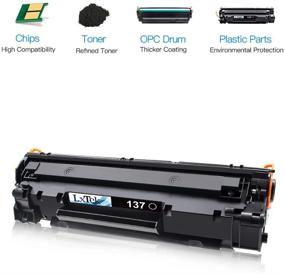 img 1 attached to LxTek Compatible Canon 137 Toner Cartridge Replacement - 4-Pack for ImageClass Printers (Black) - Ideal for MF236n, MF247dw, D570, MF227DW, MF229DW, LBP151dw, MF217W, MF216N, MF249dw, MF232w