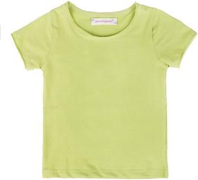 img 4 attached to JerrisApparel Little Crew Neck T Shirt Watermelon Girls' Clothing and Tops, Tees & Blouses