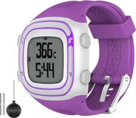 🌟 премиум силиконовый ремешок watbro совместимый с garmin forerunner 10/15 - прочная замена браслета для мужчин и женщин логотип