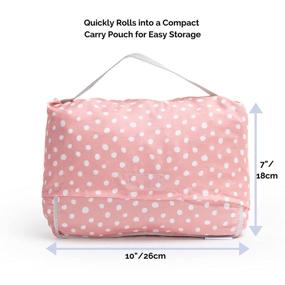 img 1 attached to 🛒 Suessie Pink Dots Shopping Cart & High Chair Cover: Protective and Stylish!