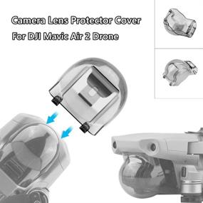 img 3 attached to 📸 Enhance Your DJI Mavic Air 2 Drone Experience with our Camera Lens Protector Cover: A Must-Have Accessory