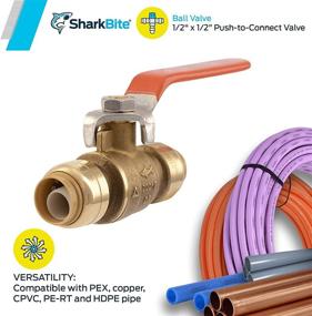 img 1 attached to Efficiently Connect Copper Pipes with SharkBite 22222 0000LFA Valve