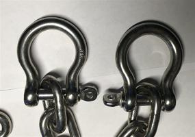 img 2 attached to ⚓ Premium Stainless Steel 316 Anchor Chain Shackles for Boats, Sailing, Fishing, Mooring