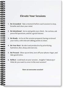 img 1 attached to 📚 Enhance Your Coaching: #1 Session Notebook for Coaches, Therapists | Boost Client Engagement. Optimize your sessions with individualized journals. Dimensions: 6"W x 9"H