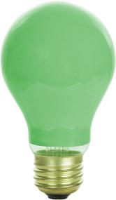 img 1 attached to Sunlite 40W Green Light Bulbs - A19 Incandescent, Medium Base (E26) - 6 Pack