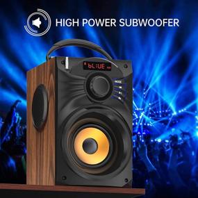 img 2 attached to Portable Bluetooth Speakers Subwoofer Wireless Home Audio
