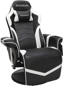 img 4 attached to Upgrade Your Gaming Experience with the RESPAWN RSP-900 Racing Style Reclining Gaming Chair - White