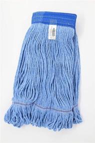 img 2 attached to 🧹 Turkey Creek Essentials Commercial Grade USA Made Looped End Heavy Duty Blue Mop Heads - 4-Ply Synthetic Yarn Industrial Wet Mop Head Replacement and String Mop Refills (Pack of 6, Large)