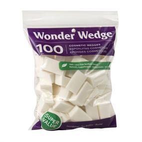 img 1 attached to 💄 Wonder Wedge Cosmetic Wedge Value Pack - 100 Count