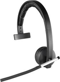img 1 attached to Logitech H820e Wireless Mono Business Headset - Black: Perfect for Professionals