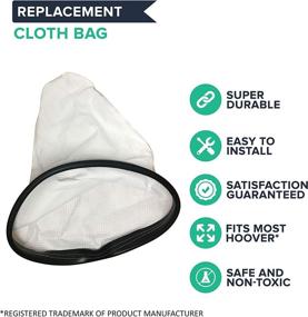 img 3 attached to 🧹 Think Crucial Replacement Vacuum Bag and Filter Set – Hoover 2KE2110000 Compatible – C2401, RY4001 Models – Bulk (1 Bag & 1 Filter)