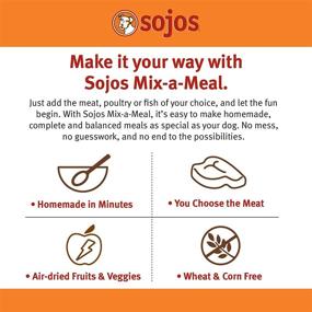 img 2 attached to 🐶 Sojos Mix-A-Meal Pre-Mix: All-Natural Dehydrated Dog Food