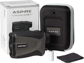 img 2 attached to 🏌️ Aspire Golf Platinum Laser Rangefinder: Slope, 6X Magnification, 1000 Yards, Pin Seek, Target Lock, Vibration Alert, Noise Filtration, IPX5 Water Resistance - Includes Case and Battery.