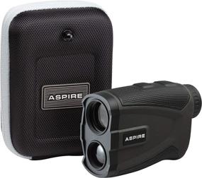 img 4 attached to 🏌️ Aspire Golf Platinum Laser Rangefinder: Slope, 6X Magnification, 1000 Yards, Pin Seek, Target Lock, Vibration Alert, Noise Filtration, IPX5 Water Resistance - Includes Case and Battery.