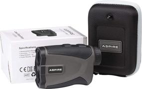 img 3 attached to 🏌️ Aspire Golf Platinum Laser Rangefinder: Slope, 6X Magnification, 1000 Yards, Pin Seek, Target Lock, Vibration Alert, Noise Filtration, IPX5 Water Resistance - Includes Case and Battery.