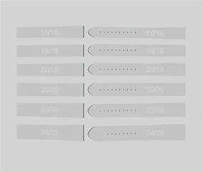 img 4 attached to 🎨 Premium Watch Strap Template Set: 12-Piece Kit for Perfect Strap Crafting