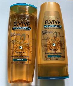 img 2 attached to 💆 L'Oreal Paris Extraordinary Oil Shampoo and Conditioner Set, 12.6 Oz