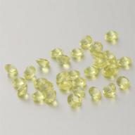 💎 enhance your wedding decor with pepeng pack of 6000 clear decorative scatter crystals for 6-8 tables - acrylic gem confetti in yellow logo