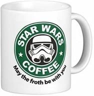 may the froth be with you: hilarious 11 ounces coffee mug logo