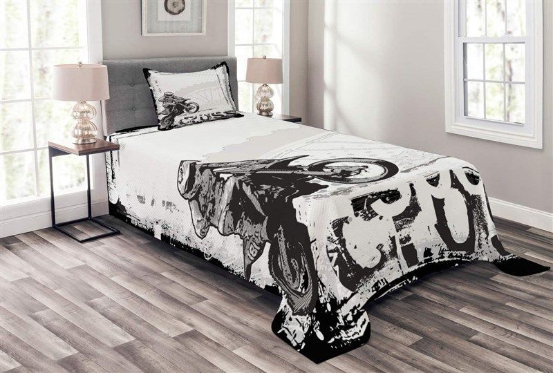 ambesonne motorcycle background monochromic decorative 标志