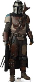 img 4 attached to The Mandalorian Life Size Cardboard Cutout Standup: Star Wars - Premium Advanced Graphics