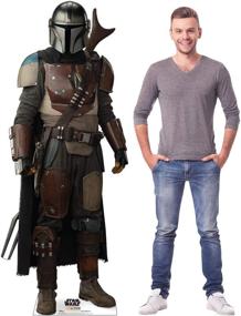 img 2 attached to The Mandalorian Life Size Cardboard Cutout Standup: Star Wars - Premium Advanced Graphics