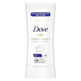 img 4 attached to Dove Advanced Care Original Clean Women's Antiperspirant Deodorant Stick - 48-Hour Protection & Comfortable Underarms, 2.6 oz