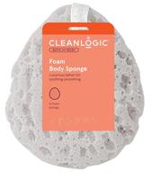 🧼 6-pack cleanlogic bath and body foam body sponge for optimal cleansing and exfoliation logo