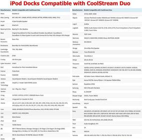 img 1 attached to 🎶 Enhanced CoolStream Duo Bluetooth Adapter Receiver for 30 Pin Bose Sounddock and Motorcycle Cables - Effortless Wireless Music Streaming Solution