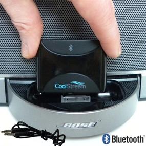 img 3 attached to 🎶 Enhanced CoolStream Duo Bluetooth Adapter Receiver for 30 Pin Bose Sounddock and Motorcycle Cables - Effortless Wireless Music Streaming Solution