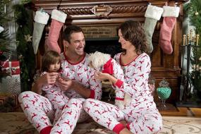 img 2 attached to 👶 Leveret 100% Cotton Christmas Footed Pajamas for Kids & Toddlers (6 Months - 5T)