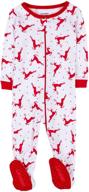 👶 leveret 100% cotton christmas footed pajamas for kids & toddlers (6 months - 5t) logo