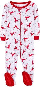 img 4 attached to 👶 Leveret 100% Cotton Christmas Footed Pajamas for Kids & Toddlers (6 Months - 5T)