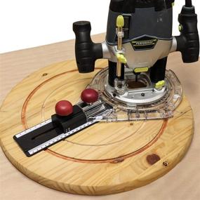 img 2 attached to 🔵 Milescraft 1210 Small Circle Compass - Enhanced Router Circle Cutting Jig