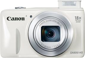 img 4 attached to Canon PowerShot SX600 HS 16MP Digital Camera (White)