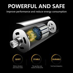 img 2 attached to 🚗 Aoryoa Портативный автокомпрессор для накачивания шин 12V: Цифровой манометр, 150 PSI, автоматическое отключение, 3 дополнительных насадки - идеально подходит для автомобилей, велосипедов и воздушных шариков.