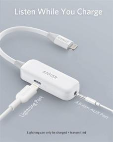 img 3 attached to 🎧 Адаптер Anker Lightning to 3.5mm для наушников - сертифицированный MFi, аудио и зарядка через Lightning для iPhone 12/11/XR/XS/8