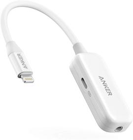 img 4 attached to 🎧 Адаптер Anker Lightning to 3.5mm для наушников - сертифицированный MFi, аудио и зарядка через Lightning для iPhone 12/11/XR/XS/8