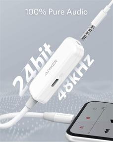 img 2 attached to 🎧 Адаптер Anker Lightning to 3.5mm для наушников - сертифицированный MFi, аудио и зарядка через Lightning для iPhone 12/11/XR/XS/8