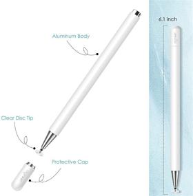 img 2 attached to 🖊️ iPad Stylus Pen, Digiroot Stylist Pen with Magnetic Cap, Stylus for Touch Screens - Compatible with Apple/iPhone/iPad/Mini/Air/Android/Surface/Tablet/Laptop (Black)