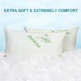 img 1 attached to ComforTime Bamboo Pillows Sleeping Hypoallergenic