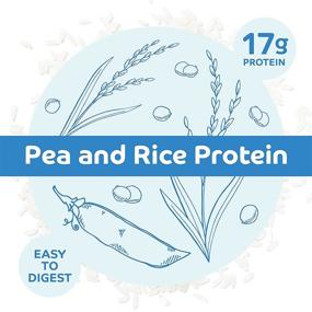 img 1 attached to No Udder Protein: Dairy-Free Soy-Free Vegan 🌱 Protein Powder, Vanilla Delight - Powering Your Plant-Based Performance