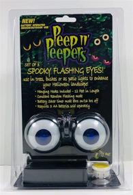 img 2 attached to 👀 Peep N' Peepers Flashing Eyes Halloween Lights Set with Auto-Timer