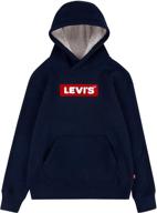 stylish levis boys graphic pullover hoodie - fashionable boys' clothing for hoodies & sweatshirts logo