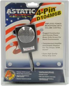 img 1 attached to Astatic D104M6B Amplified Ceramic Power CB Microphone (302-10005, 4-Pin)