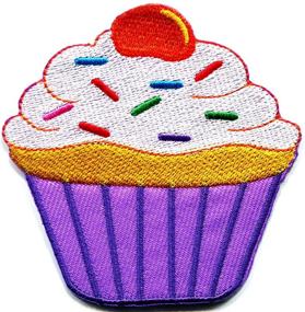 img 2 attached to Cupcake Dessert Embroidered Appliques Patches