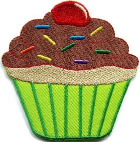 img 1 attached to Cupcake Dessert Embroidered Appliques Patches