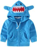 black littlespring toddler fleece hoodie - boys' fashion hoodies & sweatshirts logo