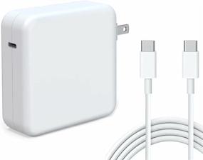 img 4 attached to 🔌 Kiolafy 61W USB C Power Adapter for MacBook Pro Air Charger - Compatible with MacBook Pro 13 15 16 inch (2020 2019 2018), New Air 13 inch - Works with USB C 61W 30W 29W Power Charger